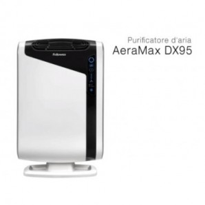 Purificatore d'aria Fellowes AeraMax DX95 - per ambienti fino a 30 mq - grigio - 9393801