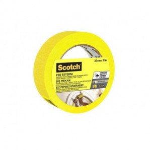 Nastro di mascheratura per superfici esterne Scotch® 2097 36 mm x 41 m giallo