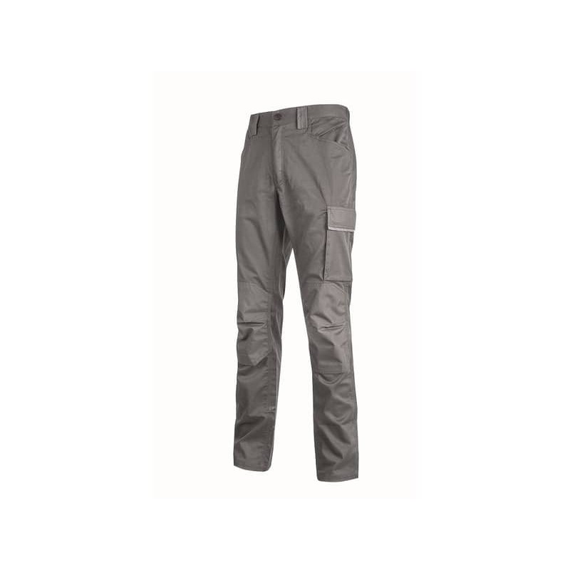 Pantalone da lavoro Meek U-Power grigio acciaio - 6 tasche - Taglia XXL