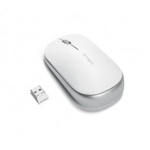Mouse wireless doppio Kensington SureTrack 48x184x105 mm bianco K75353WW