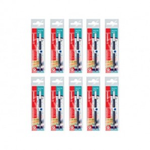 Refill per penna roller a scatto Palette Stabilo blu Conf. 10 pezzi - 268/041-01