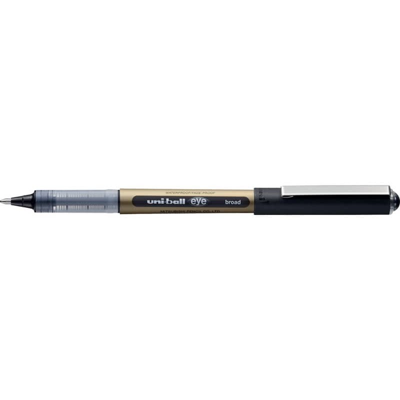 Penna Roller inchiostro liquido Uni-Ball Eye punta media 1 mm nero M UB150 10 N
