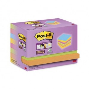 Foglietti riposizionabili Post-it® Super Sticky Color Notes 47,6x47,6 mm