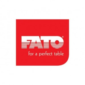 Tovaglioli piegati 1 velo Fato Tablewear 40x40 cm pura cellulosa decoro Mykonos rosso - 88445800