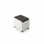 Cassettiera 2 cassetti LineKit Speedy Fluffy 41,7x54xH.48,5 cm bianco con
