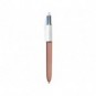 Penna a sfera a scatto BIC 4 Colours Shine fusto Rose Gold - assortiti 4 colori - 951737