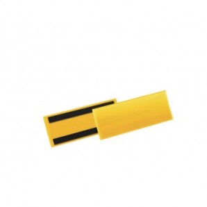 Tasche per identificazione a fissaggio magnetico DURABLE 223x163 mm giallo Conf. 50 pz - 1757-04