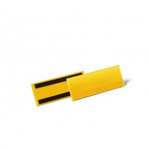 Tasche per identificazione a fissaggio magnetico DURABLE 223x163 mm giallo Conf. 50 pz - 1757-04