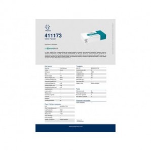 Veline Papernet Dissolve Tech. 20x20 cm - bianco Conf. 100 veline - 411173