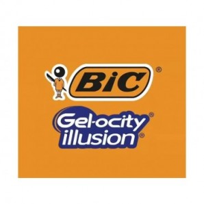 Refill BIC Gelocity Illusion Blister 0,7 mm rosso Conf. 3 pezzi - 944023