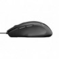 Mouse con filo Trust Voca Comfort 800-2400 dpi USB 2.0 nero - cavo 160 cm 23650