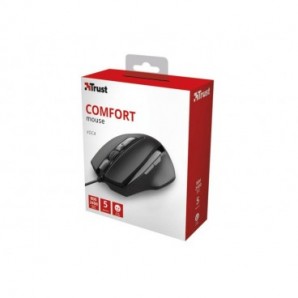 Mouse con filo Trust Voca Comfort 800-2400 dpi nero - Prontoffice