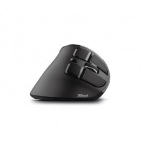 Mouse ergonomico verticale wireless Trust VOXX ricaricabile - ricevitore USB A 2.0 con display - nero 23731