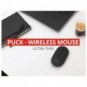 Mouse ultrasottile wireless ricaricabile Trust Puck h. 2,7 cm - ricevitore USB A