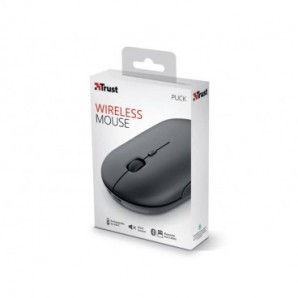 Mouse ultrasottile wireless ricaricabile Trust Puck h. 2,7 cm - ricevitore USB A