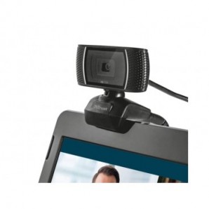 Set 2-in-1 Home Office webcam e cuffie con filo Trust Doba nero