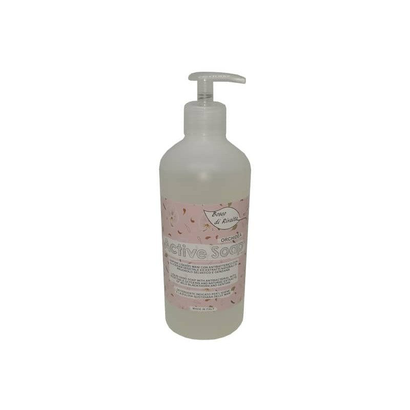 Sapone liquido mani Active Soap Bosco di Rivalta - 500 ml - orchidea