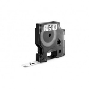 Nastro per etichettatrici Dymo D1 12 mm x 7 m nero/bianco -conf. 10 pezzi - 2093097