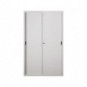 Armadio in metallo a porte scorrevoli 612 - 120x45x200 cm Tecnical 2 grigio