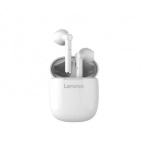 Auricolare Bluetooth 5.0 Lenovo Ipx5 Water resistant bianco