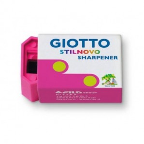 Temperamatite Giotto Stilnovo Sharpener 1 foro - colori assortiti fluo