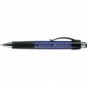 Penna a sfera a scatto Faber-Castell Grip Plus - tratto M - blu