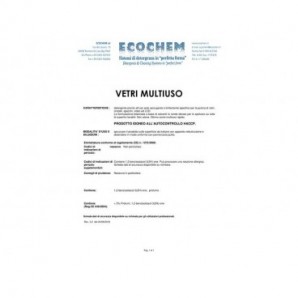 Detergente per i vetri multiuso Echochem 750 ml