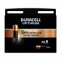 Batterie alcaline Duracell Optimum Stilo AA - MN1500 mAh - blister da 8 -