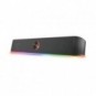 Soundbar stereo gaming illuminata RGB Trust GXT 619 Thorne - design salvaspazio - nero - 24007