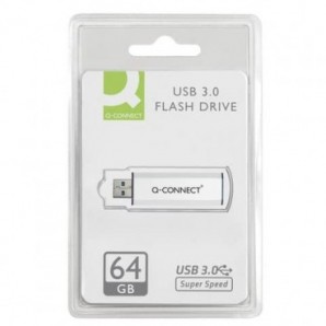 Chiavetta USB 3.0 Q-Connect Flash drive argento/nero - 64 GB - KF16371