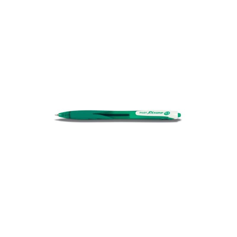 Penna a sfera ecologica Pilot Rexgrip Begreen - 0,7 mm - Tratto F - verde - 040018