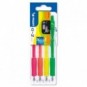 Penne gel a scatto Pilot G2 Neon - punta media 0,7 mm - 4 colori - Set2go 4 pezzi - 001404