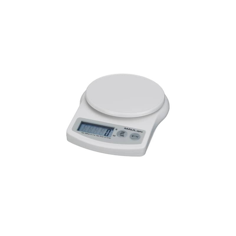 Bilancia pesalettere Maul MAULalpha 5000 g - bianco Z770021