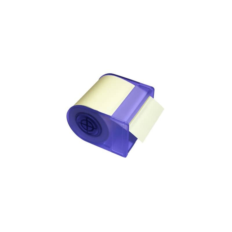 Dispenser comprensivo di roll adesivo Global notes - 60 mm x 10 m giallo/blu Q562401