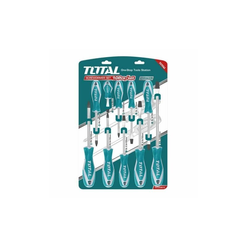 Set di 10 cacciaviti Professionali Total 10 pz 10635965