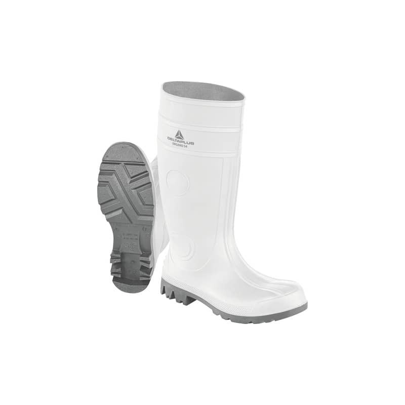 Stivali di sicurezza in PVC Delta Plus ORGANO S4 bianco-grigio - misura 39 - ORGANS4BC39