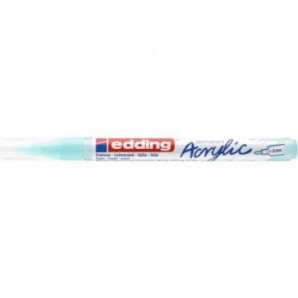 Marcatore acrilico Edding 5300 - punta tonda 1-2 mm tratto fine - azzurro pastello - 4-5300916