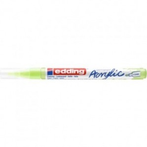 Marcatore acrilico Edding 5300 - punta tonda 1-2 mm tratto fine - verde pastello - 4-5300917