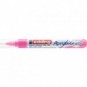 Marcatore acrilico Edding 5100 - punta tonda 2-3 mm tratto medio - rosa-fluo - 4-5100069