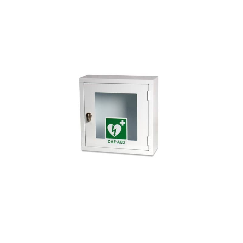 Teca per defibrillatore VISIO - bianco PVS senza allarme DEF040