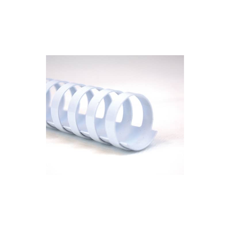 Dorsi plastici CombBind a 21 anelli - 16 mm A4 - fino a 145 fogli - conf da 100 dorsi GBC bianco - 4028610