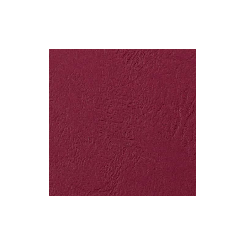 Copertine per rilegatura GBC Leathergrain in cartoncino goffrato A4 rosso scuro - conf. 100 pezzi - CE040030