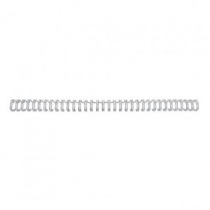 Spirali metalliche a 34 anelli GBC WireBind 11 mm A4 argento - fino a 100 fogli - conf. 100 pezzi - RG810797