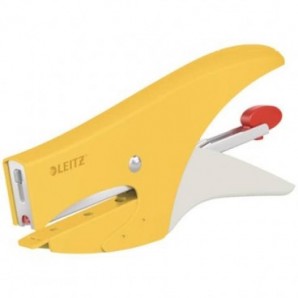 Cucitrice a pinza Leitz Cosy per punti metallici n.8 - 15 fogli - giallo caldo - 56440019