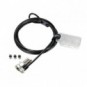 Lucchetto per laptop con combinazione 3 in 1 - con cavo 1,8 m Kensington nero K62316WW