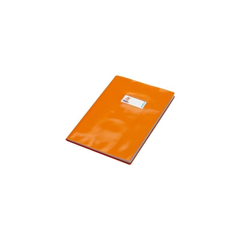Copriquaderno con etichetta - Coprimaxi Beat A4 in PVC laccato spessore 180 ?m CoLibrì arancio - PF02020102