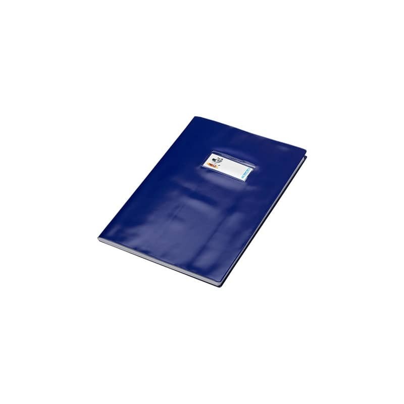 Copriquaderno con etichetta - Coprimaxi Beat A4 in PVC laccato spessore 180 ?m CoLibrì blu - PF02020105
