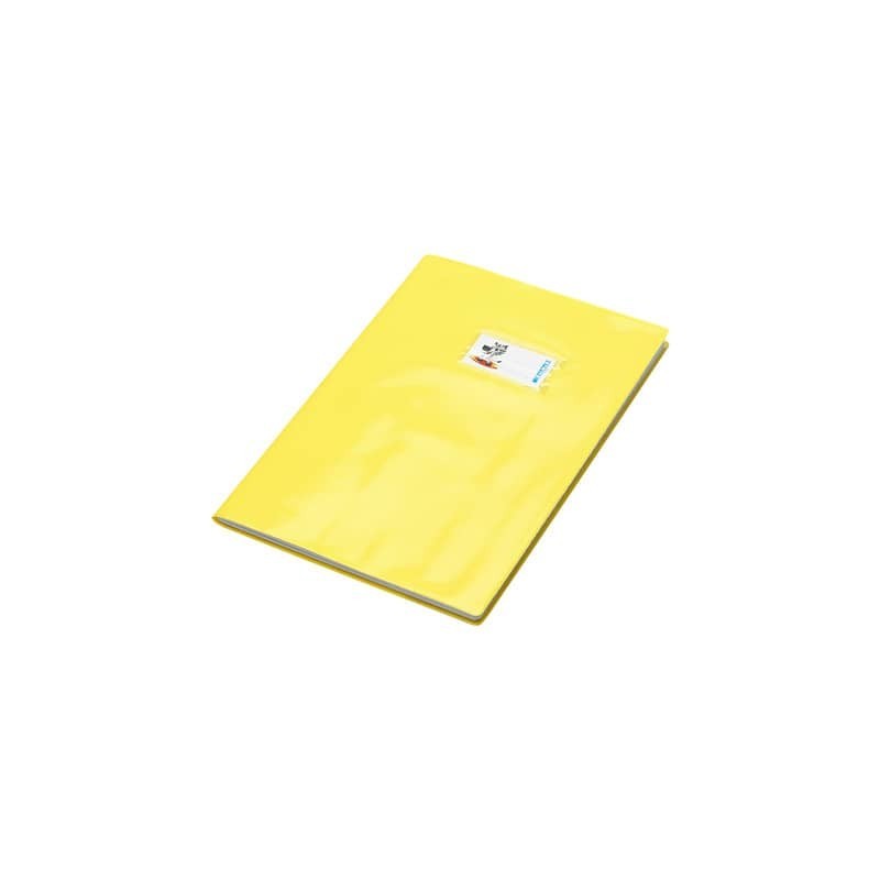 Copriquaderno con etichetta - Coprimaxi Beat A4 in PVC laccato spessore 180 ?m CoLibrì giallo - PF02020107