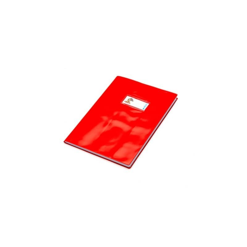 Copriquaderno con etichetta - Coprimaxi Beat A4 in PVC laccato spessore 180 ?m CoLibrì rosso - PF02020112