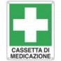 Cartello d'emergenza 16x21 cm Cartelli Segnalatori ''Cassetta di medicazione'' E20113W